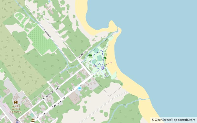 aregua beach location map