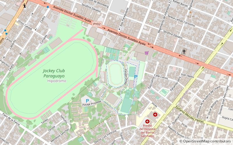 Estadio Arsenio Erico location map