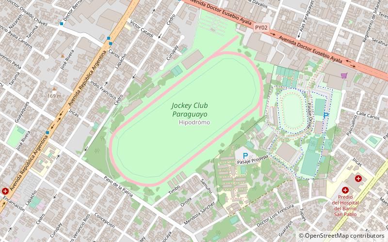 Hipódromo location map