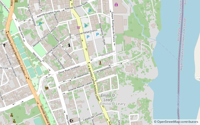 catedral san blas ciudad del este location map