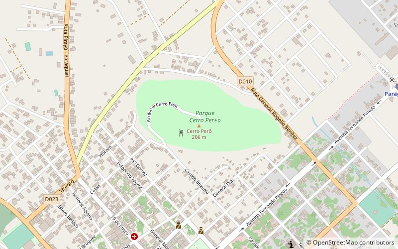 Cerro Perõ location map