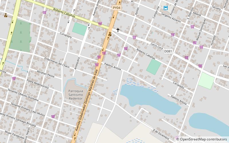 Barrio Obrero location map
