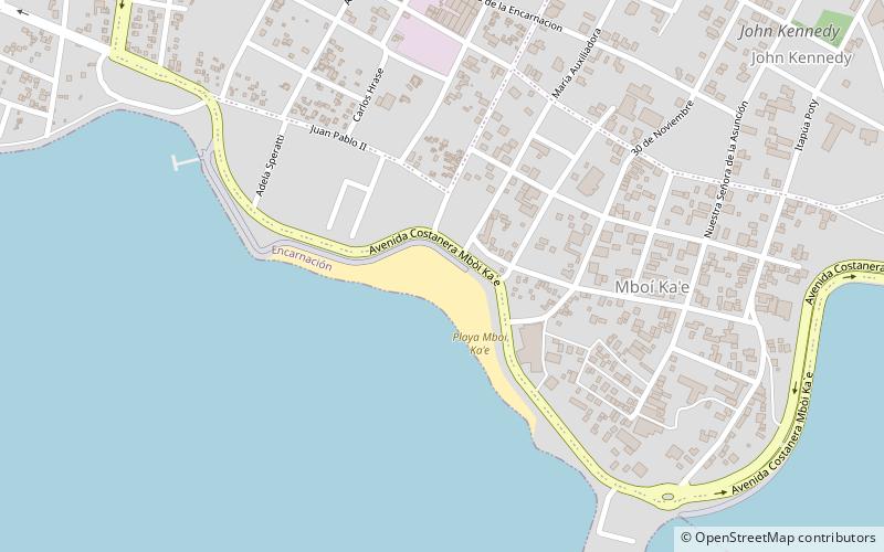 Mboi Ka'e Beach location map
