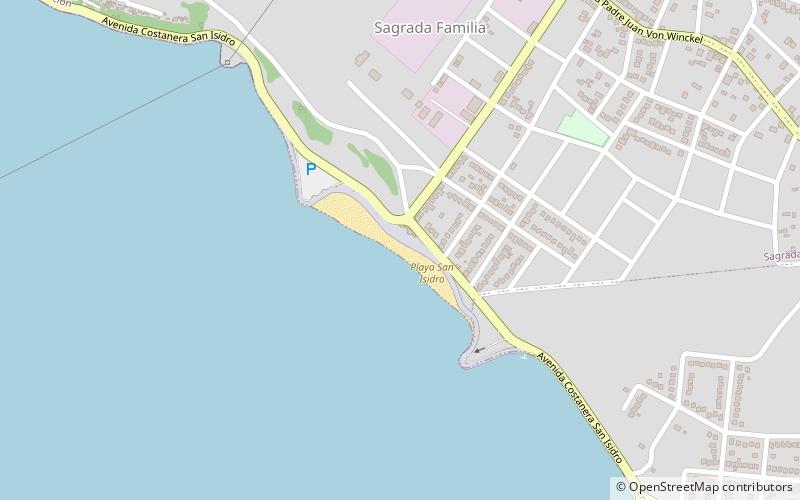 Playa San Isidro location map