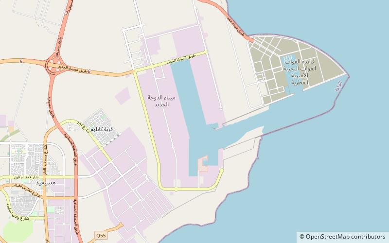 hamad port location map