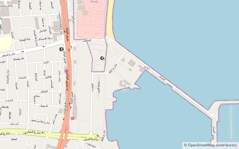 dhow harbor al wakrah location map