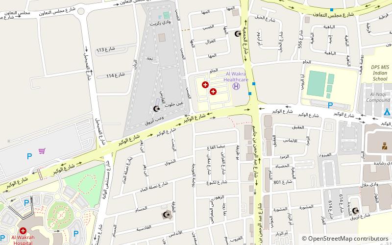 my hospital vakra al wakra location map