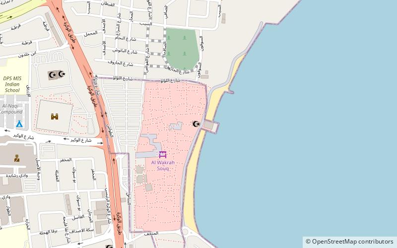 house of sheikh ghanim bin abdulrahman al thani al wakrah location map