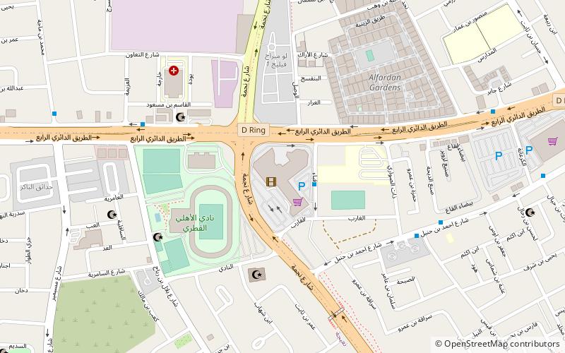 the mall doha location map