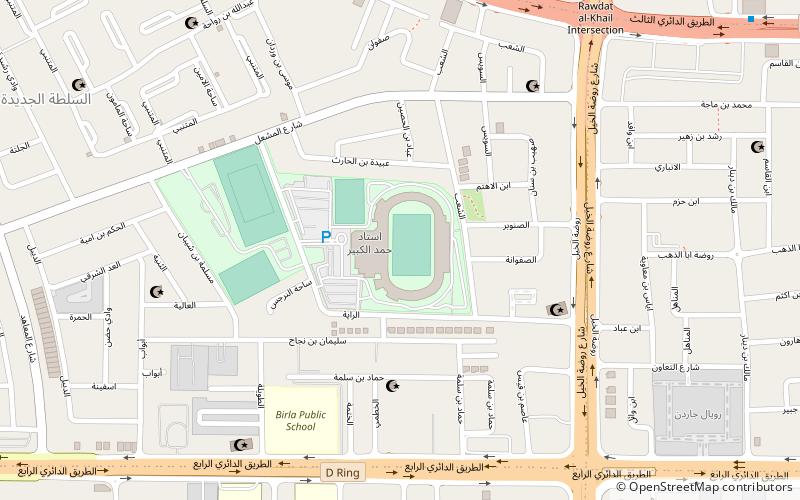 Grand Hamad Stadium location map