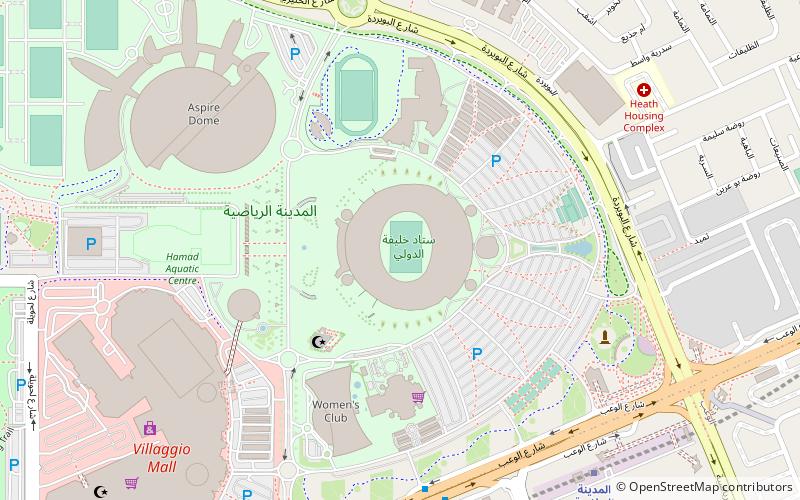 Khalifa International Stadium location map