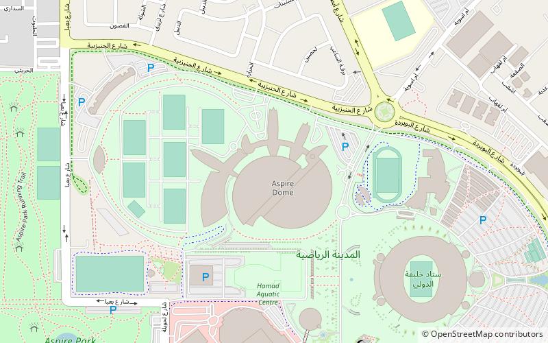 Aspire Dome location map