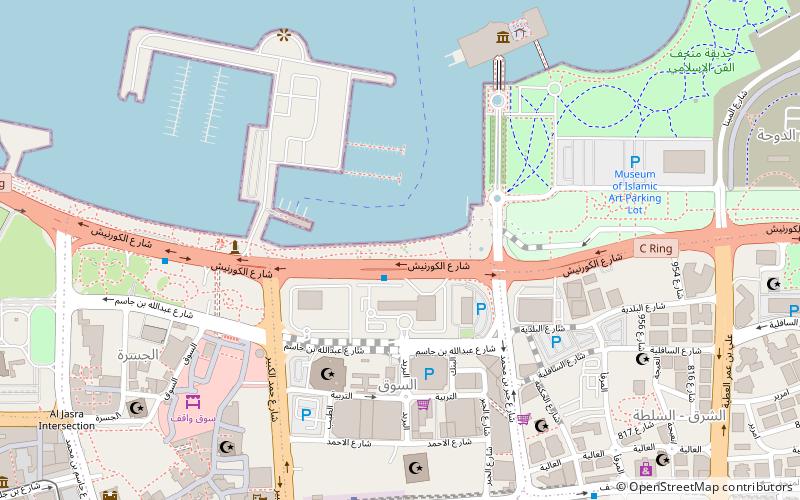 Corniche de Doha location map