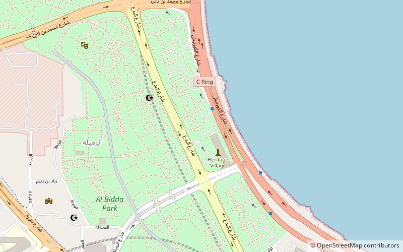 heritage village doha location map