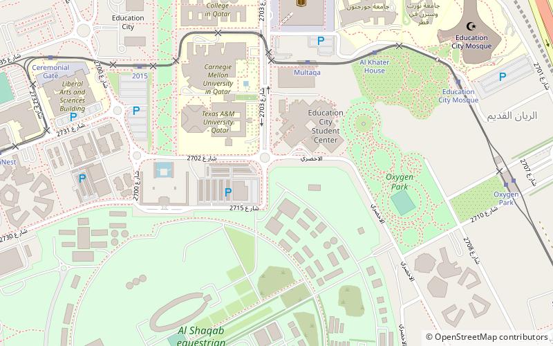 oxygen park doha location map