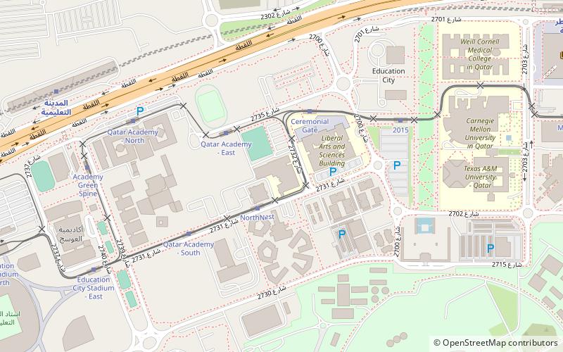 Virginia Commonwealth University - Qatar location map
