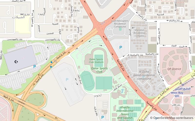 Estadio Suheim bin Hamad location map