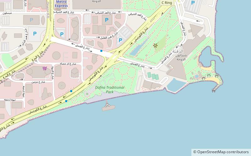 sheraton park doha location map
