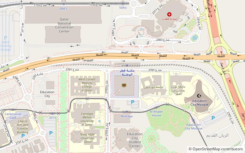 Qatar Digital Library location map