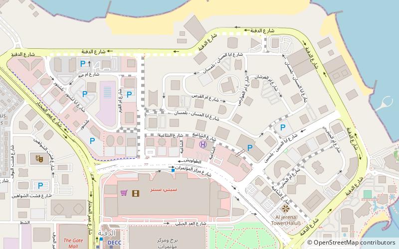 Doha Tower and Convention Center location map