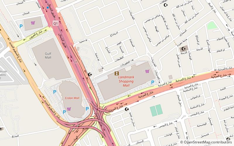 Landmark Mall Doha location map