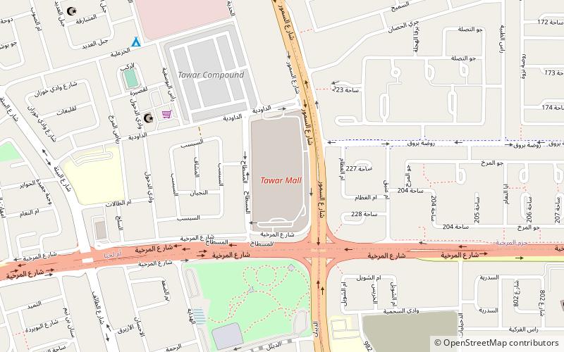 Tawar Mall location map
