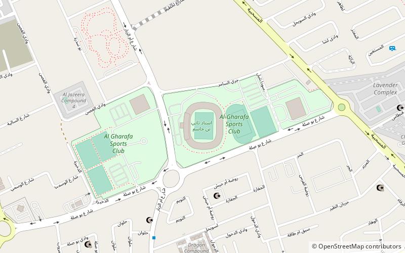 Thani bin Jassim Stadium location map