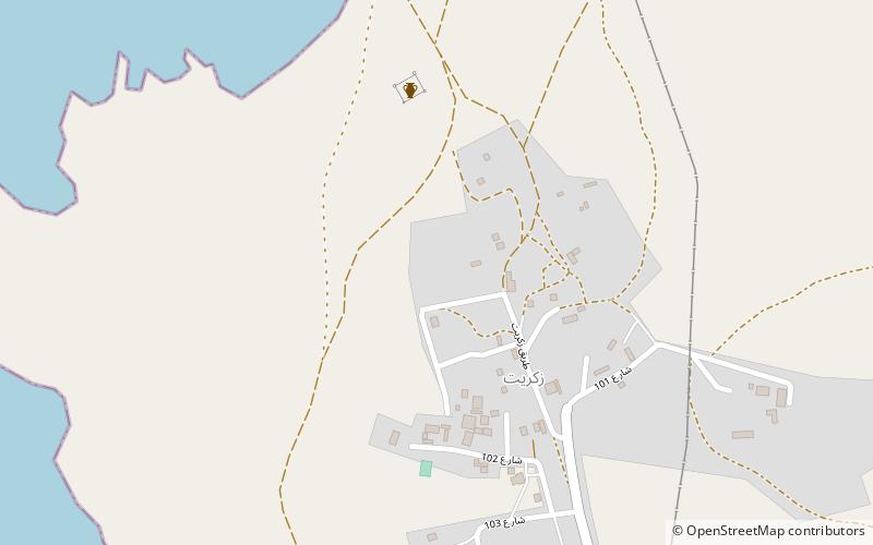 Zekrit location map