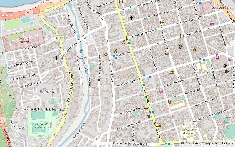 Grand marché de Saint-Denis location map