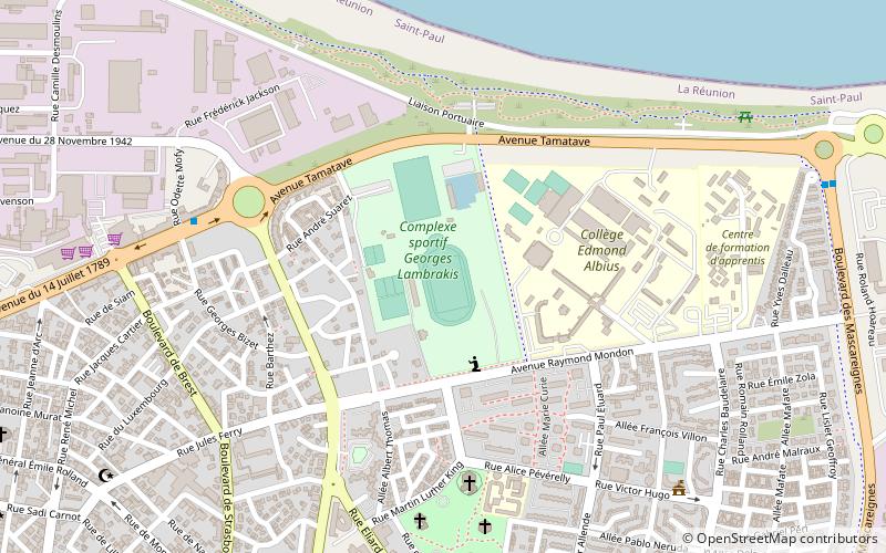 Stade Georges Lambrakis location map