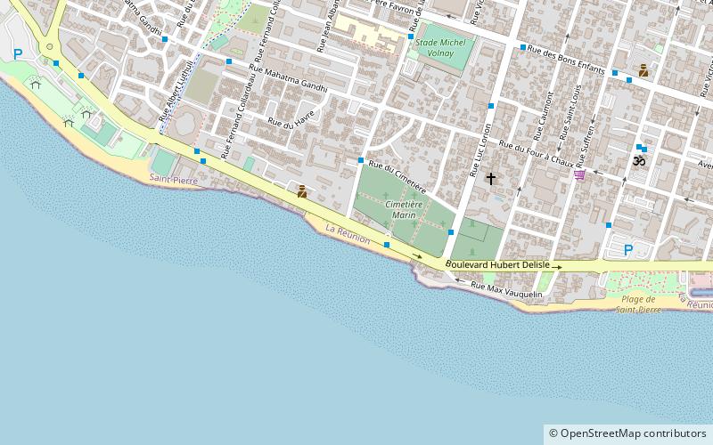 Plage de Saint-Pierre location map
