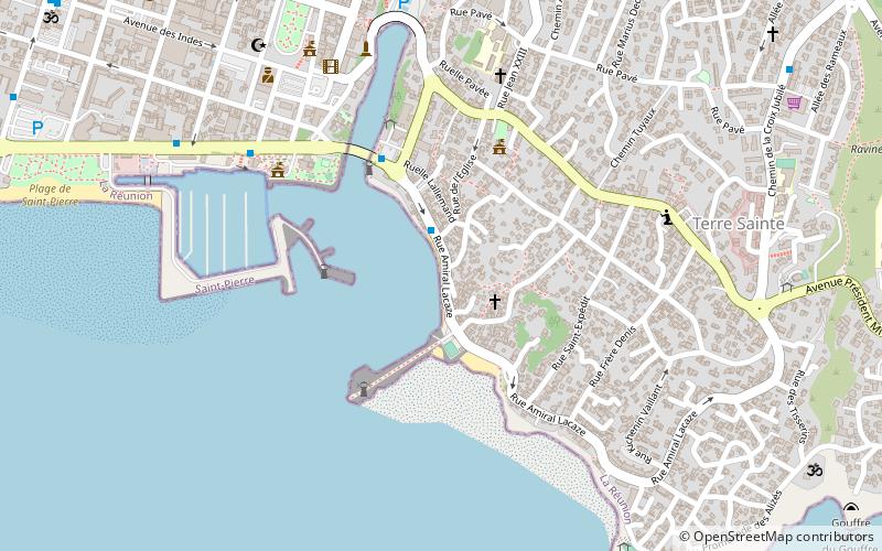 Plage des banians location map