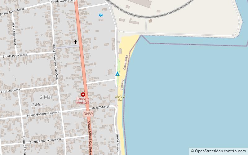 plaja 2 mai location map