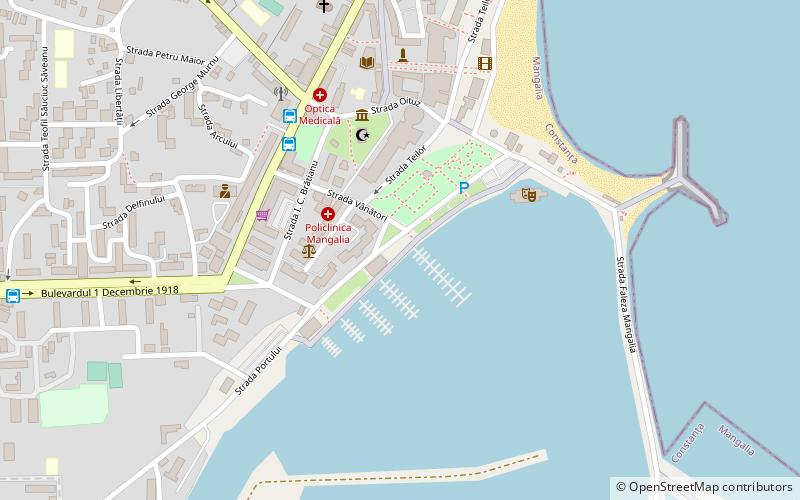 port turistic mangalia location map