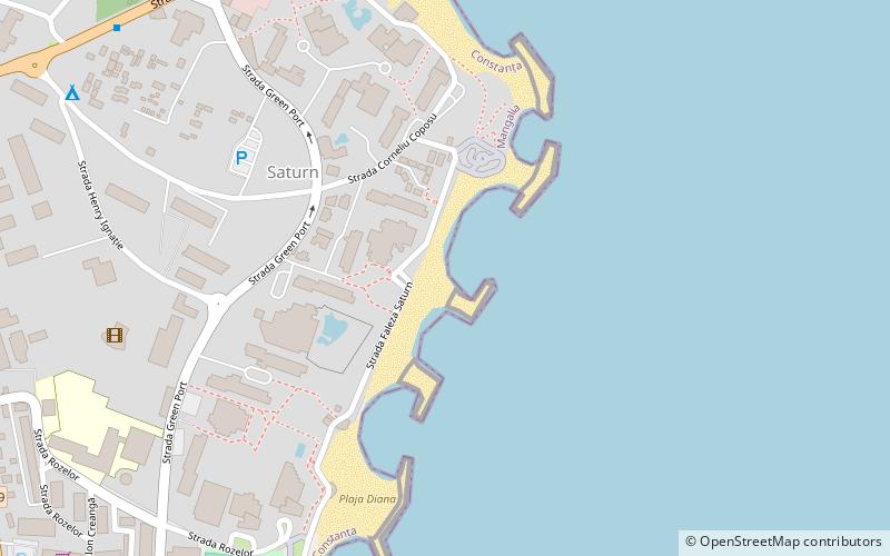 plaja saturn mangalia location map