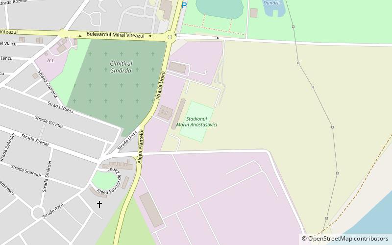 Stadionul Marin Anastasovici location map