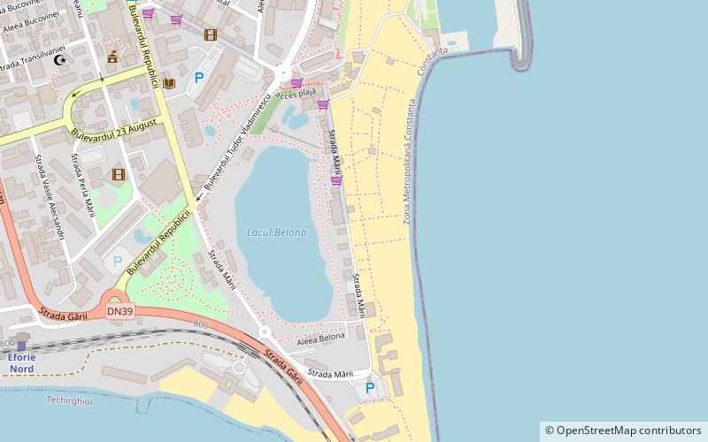 pacha beach eforie location map