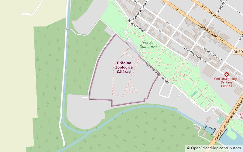 calarasi zoological garden location map