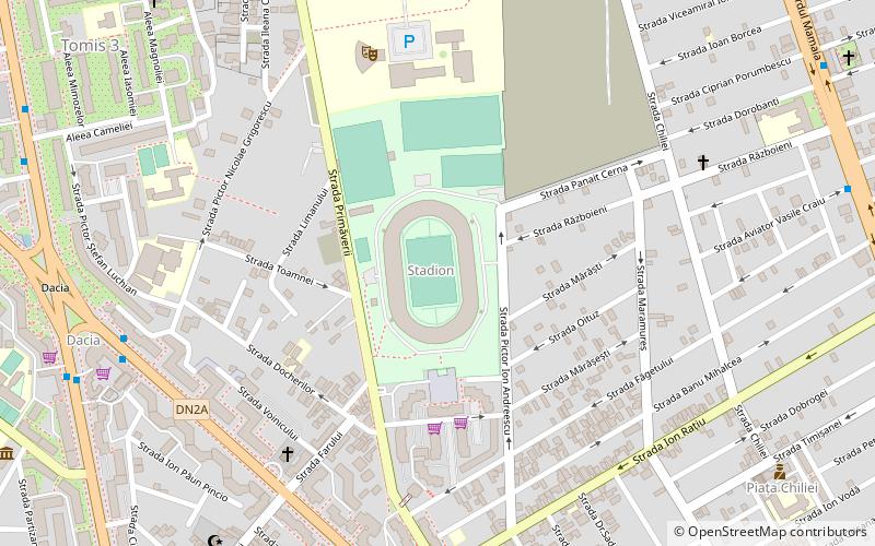 stadionul farul constanta location map