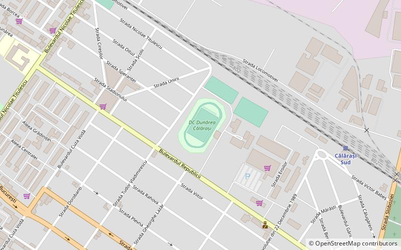 Stadionul Ion Comșa location map