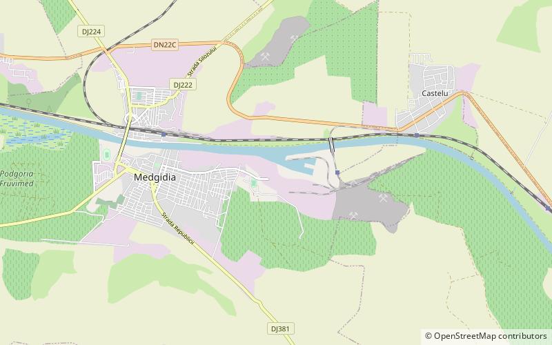 Klinkersilo der Lafarge-Werke Medgidia location map