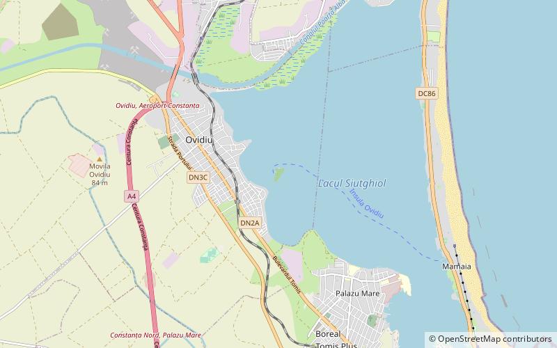Ovidiu Island location map