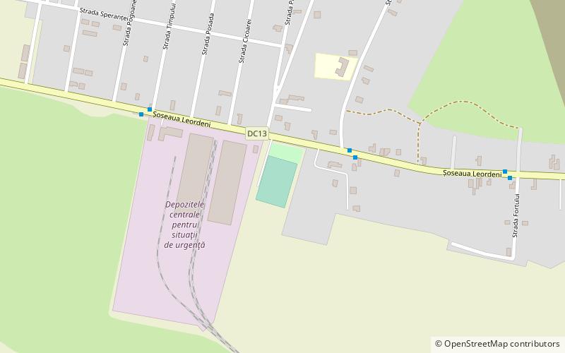 stadionul inter gaz bukareszt location map