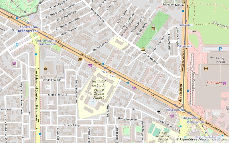 oltenitei bucarest location map