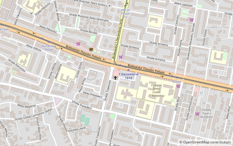 piata trapezului bucharest location map
