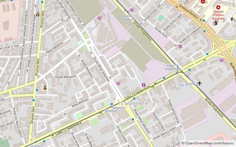 13 septembrie bukareszt location map