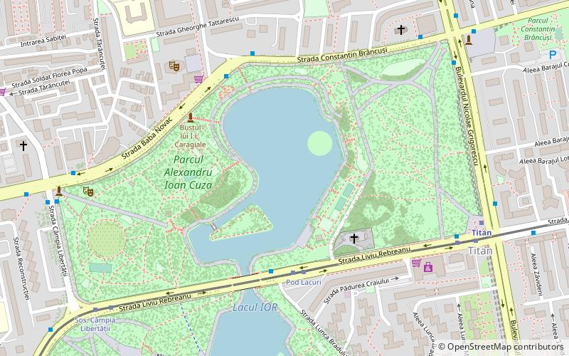 parcul alexandru ioan cuza bucharest location map