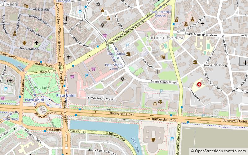 Musée juif de Bucarest location map
