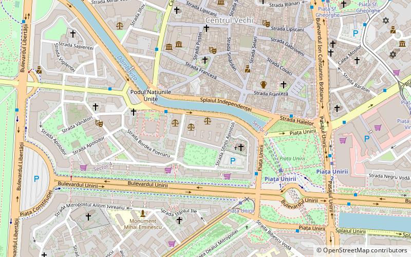 Palais de justice de Bucarest location map