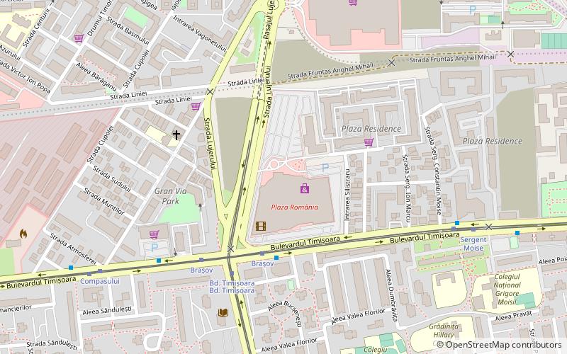 Plaza Romania location map